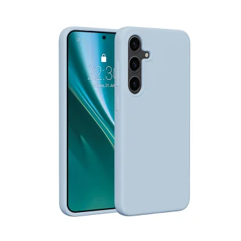 Etteri Silicone vāciņš Samsung Galaxy S25 Plus, Gaiši zils