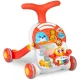 Ricokids 2in1 attīstošais galdiņš un stumjamā rotaļlieta RK-810, balts-sarkans