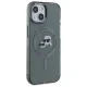 Karl Lagerfeld iPhone 15 vāciņš HC MagSafe IML Metal KC Heads, melns