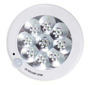 LED griestu lampa ar kustības sensoru ZD55A, 8W, 1300lm