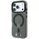 Чехол BMW M IML Glossy Metal Logo MagSafe для iPhone 17 Pro / 18 Pro, черный