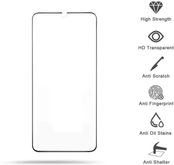 5D защитное стекло для Samsung Galaxy S20 (SM-G980F/DS), чёрное полного покрытия|...