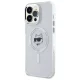 Karl Lagerfeld iPhone 14 Pro Max vāciņš IML Metal Choupette Head MagSafe, balts