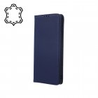 Samsung Galaxy S21 FE 5G (SM-G990B/DS) Genuine Leather Wallet Phone Cover, Blue | Telefona Vāciņš Maciņš Apvalks Grāmatiņa