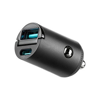 Car Charger Joyroom JR-CCN18 65W USB-C USB-A Black