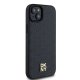 Чехол Dkny для iPhone 15 Plus / 14 Plus Leather Monogram Pattern MagSafe, черный