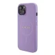 Guess для iPhone 15 Plus / 14 Plus чехол Saffiano MagSafe, фиолетовый