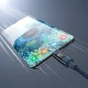 Choetech XCC-1068 PD 60W USB-C uz USB-C kabelis ar displeju 1.2m, zils