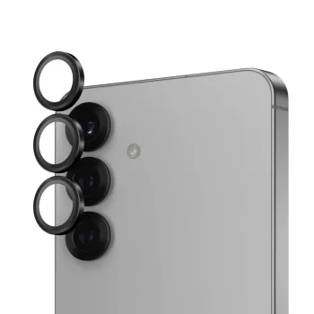 Защитное стекло для камеры PanzerGlass Hoops для Samsung Galaxy S25, черное