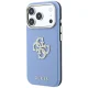 Guess Smooth & Big Strass Logo vāciņš iPhone 18 Pro / 17 Pro, zils