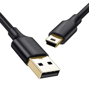 Ugreen USB - mini USB kabelis, 480 Mbps, 3 m, melns