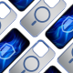 3mk Protection iPhone 16 Pro Max Case Frosty MagCase, Blue