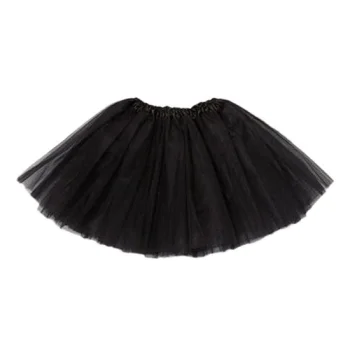 Черная фатиновая юбка Tutu для карнавала и танцев