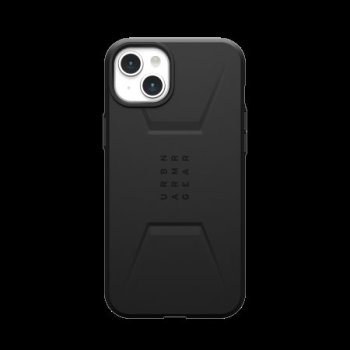 Apple iPhone 15 Plus 6.7'' UAG Civilian Magsafe Hard Case Cover, Black | Telefona Maciņš Vāciņš Apvalks Bampers