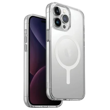 Uniq LifePro Xtreme Magclick uzlādes futrālis iPhone 15 Pro Max - caurspīdīgs | Charging case for transparent