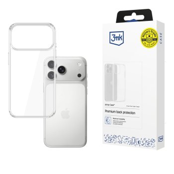3Mk Protection iPhone 17 Pro Max vāciņš Armor Case, caurspīdīgs