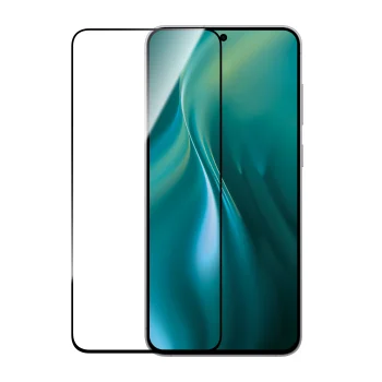 Etteri 9D aizsargstikls priekš Samsung Galaxy S25 FE / A57 5G, melns