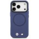 BMW iPhone 17 Pro Case M FW Metal Logo MagSafe, Navy Blue