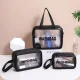 Ūdensizturīgas ceļojumu kosmētikas somas, 3 gab. komplekts | Travel Makeup Bags Washbag