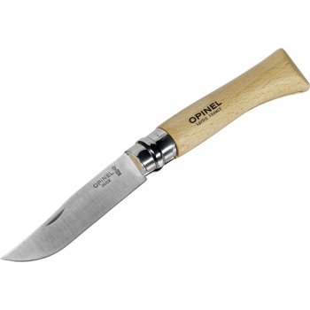 Opinel No. 10 kabatas nazis ar korķviļķi, brūns/sudraba