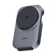 Magnētiskais bezvadu lādētājs 3 in 1 MagFusion Aukey LC-MC312, 15W Qi2 (pelēks) | Magnetic Wireless Charger (gray)