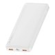 Baseus Bipow 10000mAh 20W Power Bank, White