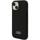 Audi iPhone 15 vāciņš Silicone, melns