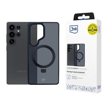 Чехол 3mk Smoke Case Mag&Stand для Samsung Galaxy S25 Ultra Черный