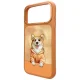 Чехол MagSafe для iPhone 17 Pro Nimmy Gentle Pets Dog - Оранжевый