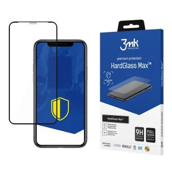 3mk HardGlass Max rūdītais aizsargstikls iPhone X