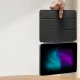 ESR iPad Pro 11\" 2024 (5. paaudze) atverams vāciņš maciņš grāmatiņa Rebound Magnetic, melns