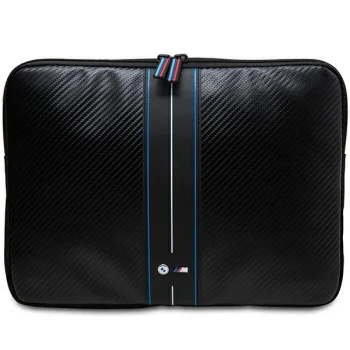 BMW Carbon & Blue Stripe klēpjdatora ietvars 14", melns