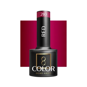 Гель-лак Ocho Nails Red 210, 5 г