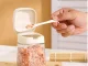 Стеклянная банка для специй с ручкой и ложкой 300 мл