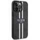 Guess iPhone 13 / 13 Pro vāciņš 4G Printed Stripes MagSafe, melns