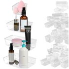 Akrila atvilktņu organizatoru komplekts 25 gab., 4 izmēri, caurspīdīgs