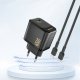 Сетевое зарядное устройство Dudao A28 45W GaN USB-C – чёрное
