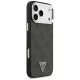 Чехол Guess 4G Triangle Logo MagSafe для iPhone 17 Pro Max / 18 Pro Max, черный/серебристый