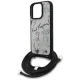 Чехол Karl Lagerfeld Crossbody Grained Pattern & Logo для iPhone 16 Pro, серый
