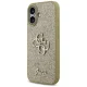 Guess iPhone 17 vāciņš Fixed Glitter Big 4G, zelta