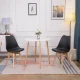 Комплект обеденных стульев 4 шт. ModernHome с подушкой из экокожи,...