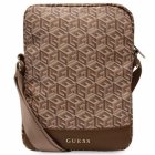 Guess 10" Tablet Bag GCube Stripe, Brown
