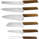 Набор кухонных ножей с подставкой Victorinox Swiss Modern, 6 предм., антрацит