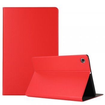 Lenovo Tab M10 HD Gen 2 10.1" (TB-X306) TPU + PU Leather Protection Case Cover, Red | Vāks Apvalks Pārvalks...