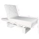 Azzurro Beauty Spa Bed 815B with LED Lighting White