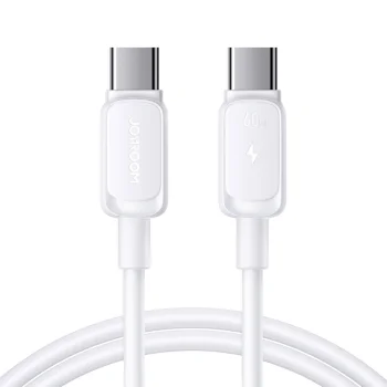 Joyroom S-A14 USB-C uz USB-C kabelis 60W 1.2m, balts