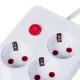 Сетевой фильтр Maclean MCE393 W, 4 розетки + 3xUSB, 2500W, 3м, белый