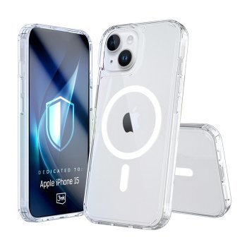 Чехол 3mk Armor MagCase для iPhone 15, Прозрачный
