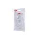 Кабель XO NB103 3-в-1 USB - Lightning / USB-C / microUSB, 1м, Белый