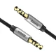 Baseus Yiven Audio Cable Mini Jack 3,5mm AUX, 1.5m, Black+Silver | Аудио Провод Кабель